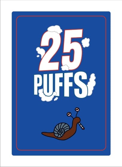 25 puffs